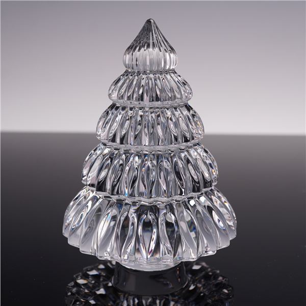 Baccarat Crystal Christmas Tree Figurine