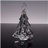 Image 1 : Baccarat Crystal Figurine, Christmas Tree with Star