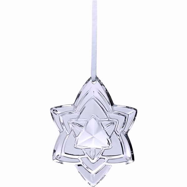 Baccarat Crystal Silver 2018 Christmas Tree Ornament, Sealed Box