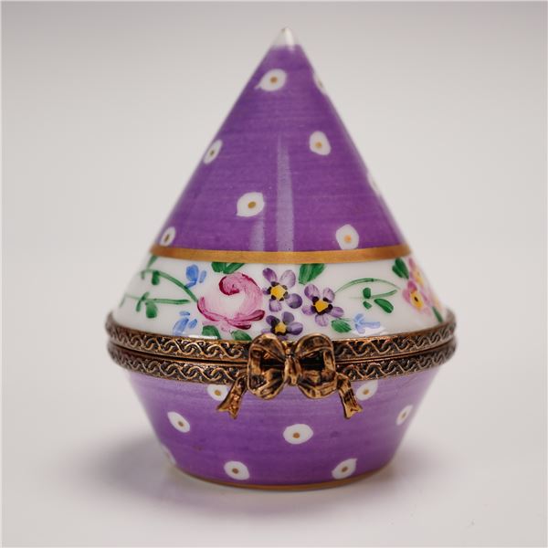 AB Limoges Porcelain Trinket Box