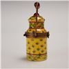 Image 2 : Chanicee Limoges Porcelain Treasure Box, Yellow Milk Can
