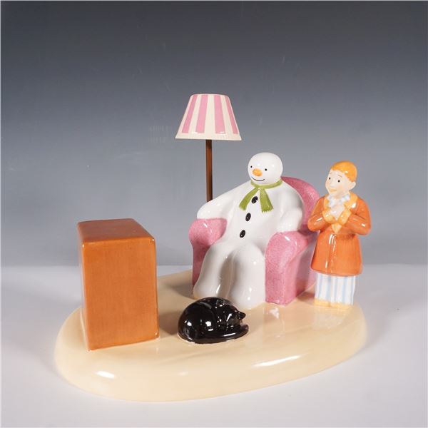 Coalport The Snowman "A Cold Night In" Figurine