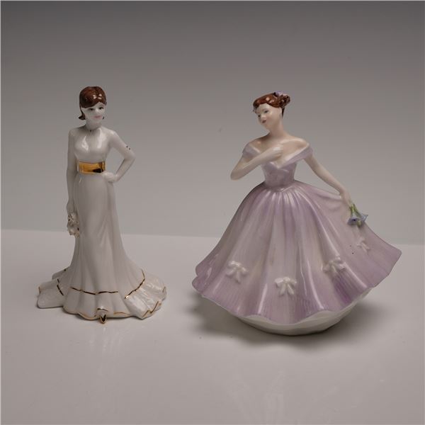 2pc Coalport Figurines, Cassie and Tiffany