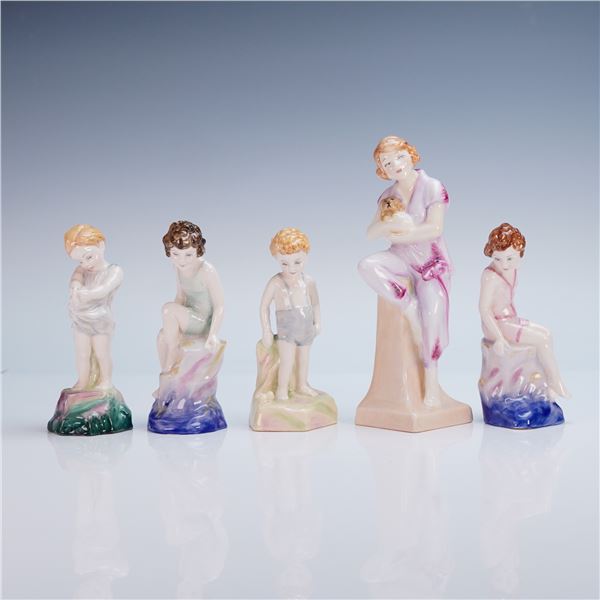 5pc Royal Doulton Figurines, HN4247, HN4428, HN4429, HN4491, HN4492