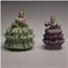 Image 1 : 2pc Irish Dresden Porcelain Figurines Lady of Peace and Babette