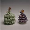 Image 2 : 2pc Irish Dresden Porcelain Figurines Lady of Peace and Babette