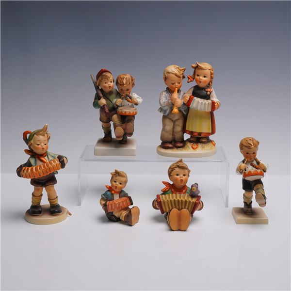 6pc Goebel Hummel Musical Figurine Collection