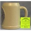 Image 1 : Vintage German beer stein with cobalt blue phoenix design