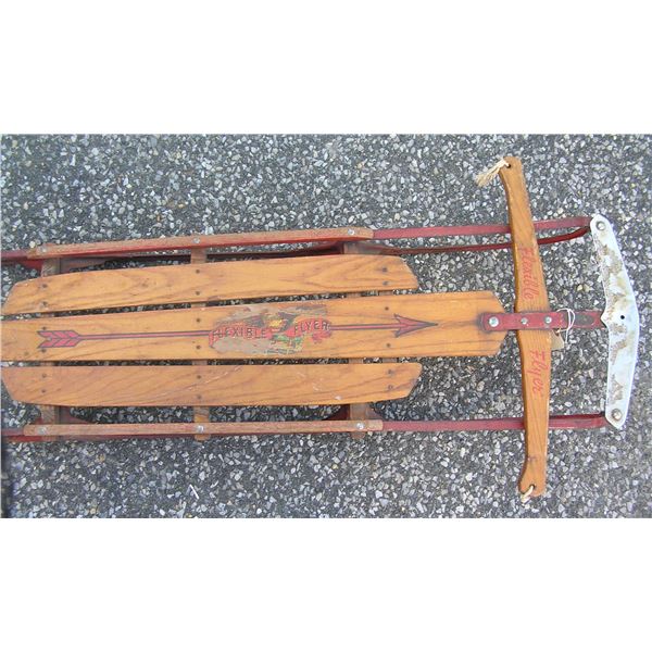 Antique Flexible Flyer sled