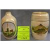 Image 1 : Pair of early German souvenir vases
