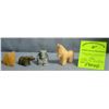 Image 1 : Group of four vintage jade figures