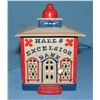 Image 2 : Early Hall's Excelsior cast iron mechanical bank