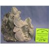 Image 1 : Carved jade mountain carp and lotus