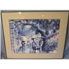 Image 1 : Artist signed lithograph titled Bus Stop