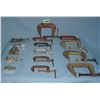 Image 1 : Collection of antique and vintage C clamps