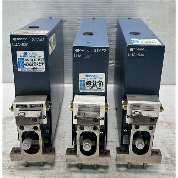 (3) Cosmo #LUA-830 Air Leak Tester Units