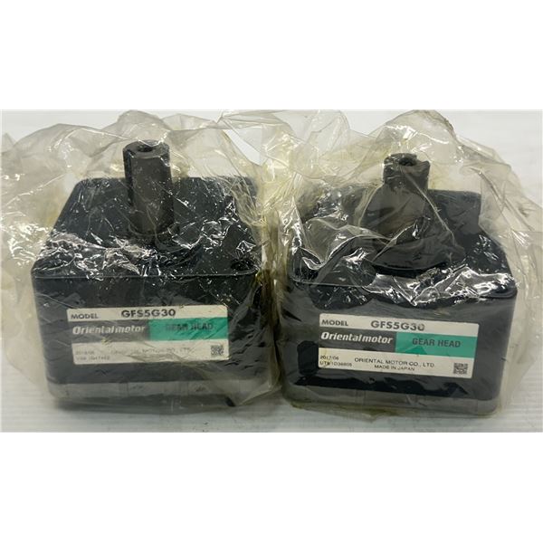 (2) Oriental Motor #GFS5G30 Gear Heads