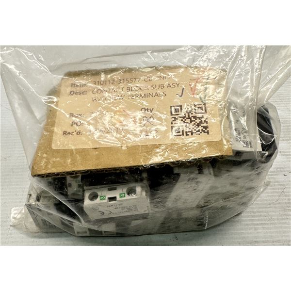Lot of (20) Baco #33E10 Contact Block Sub Assy