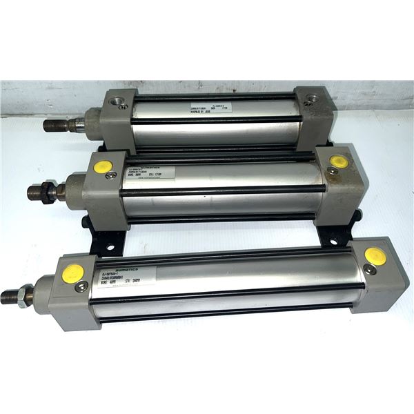 Lot of (3) Numatics Cylinders