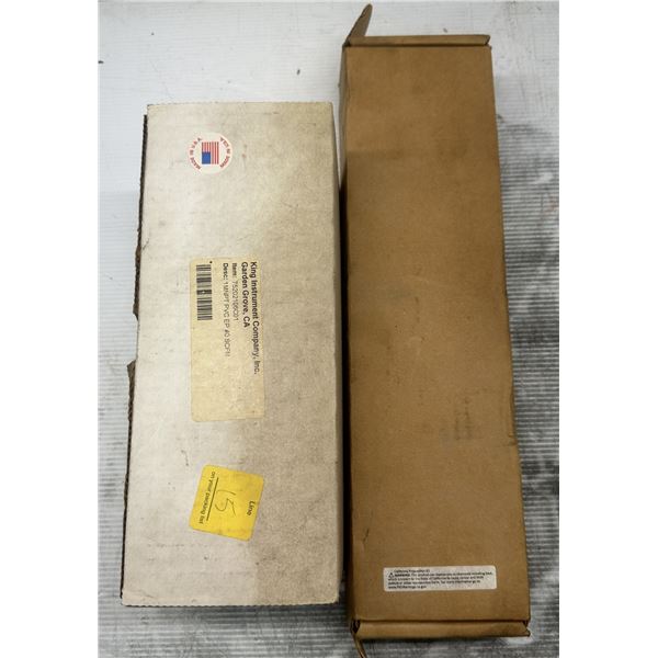 Lot of (2) Misc. Flow Meters #116151-00/VFC-123 & #75202106C01