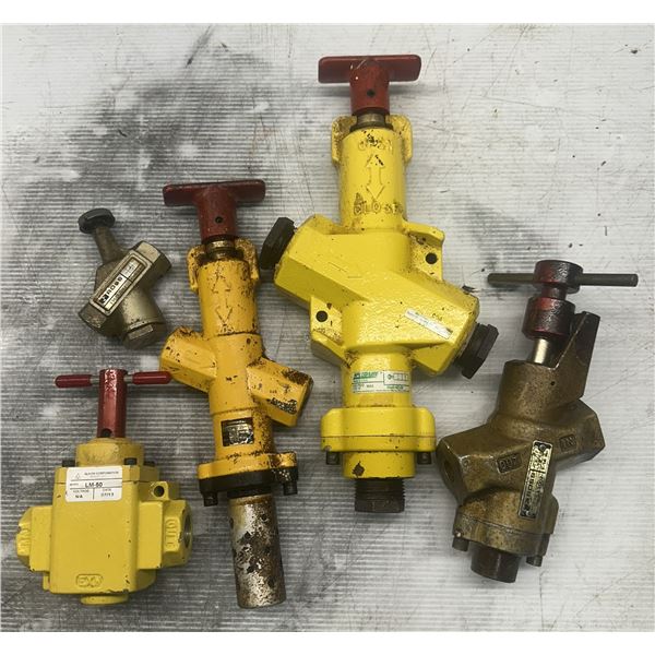 Lot of (5) Alkon, Ross, Norgren, Speed Aire Valve Units