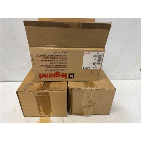 (3) LEGRAND #537 23 Outlet Receptacles