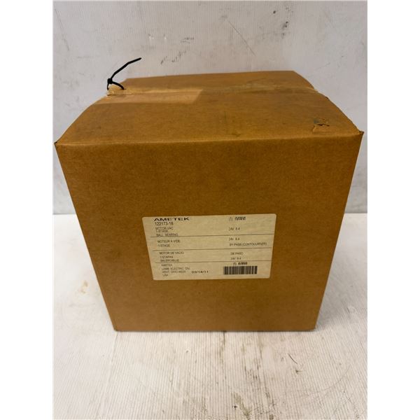 Amtek #122173-18 Vacuum Mtr/Blwr, 1-Stage, Ball Bearing