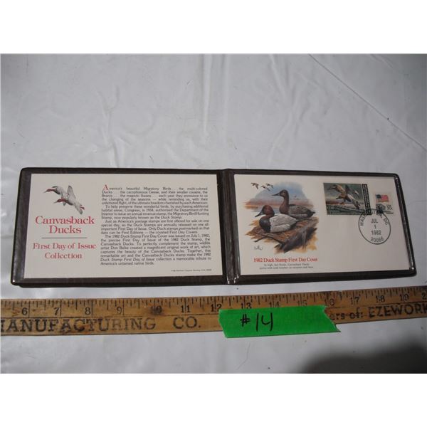 1982 US duck stamp first day cover in case