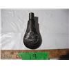 Image 1 : Vintage muzzle loader shot flask with black powder pellets