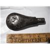 Image 3 : Vintage muzzle loader shot flask with black powder pellets