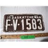 Image 1 : 1935 sask vehicle license plate