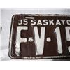 Image 2 : 1935 sask vehicle license plate