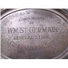 Image 2 : Rare 1920's compliments of W.M st german genrel store gravelbourg.sk advertising plate
