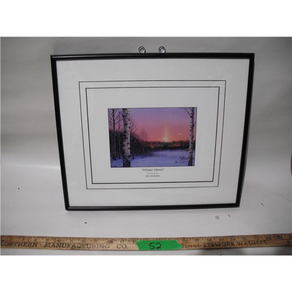 " winter haven" glen scrim shaw limited edition print 64/749 in frame (13x15.5)