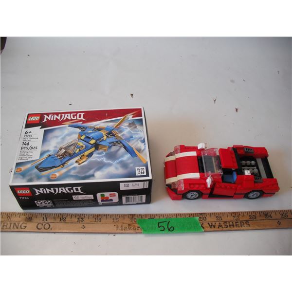 2023 ninjaago building toy sealed + lego car
