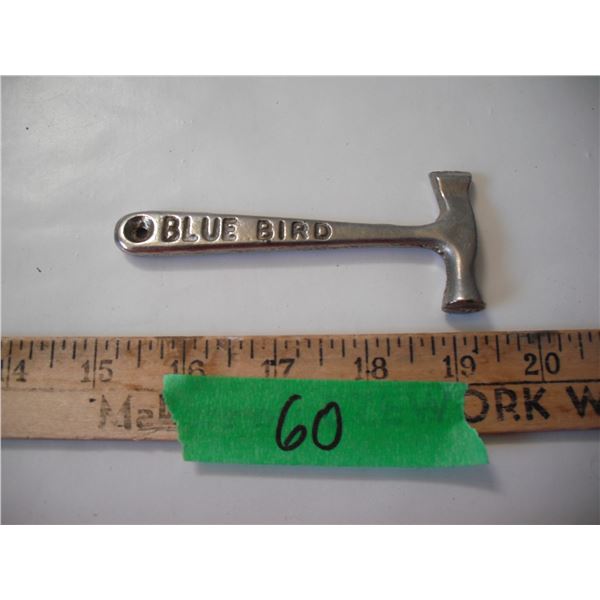 Blue bird toffee advertising hammer (4.25 in )