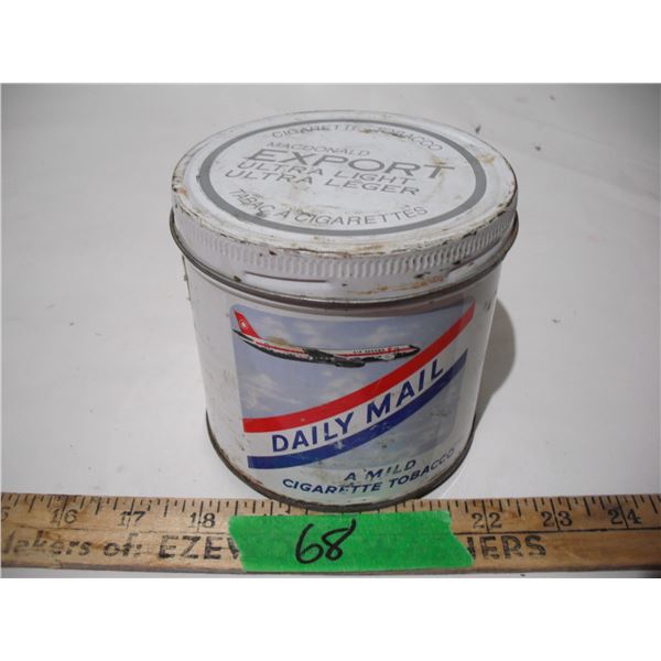 Daily mail tobacco tin