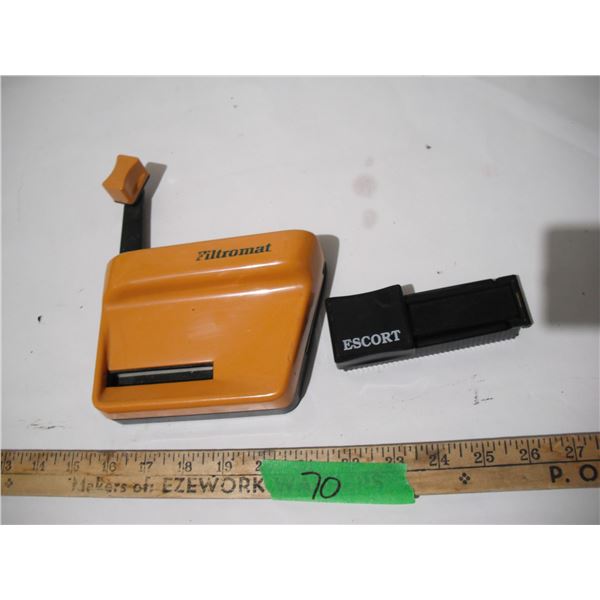 Escort, filtromat cigarette makers