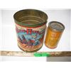 Image 2 : Ben-hur tomato cat sup tin paper label nice graphics + certified health salt tin