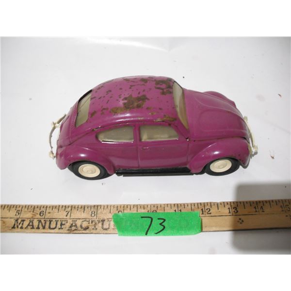 Rare vintage purple tonka VW beetle (9in long)