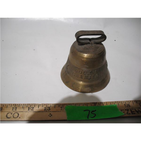 Col-du granier brass bell