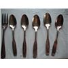 Image 2 : 5 cp hotels oneida silversmiths spoons+ 5 oneida hotel spoons plate forks
