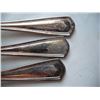 Image 6 : 5 cp hotels oneida silversmiths spoons+ 5 oneida hotel spoons plate forks