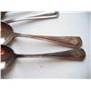Image 7 : 5 cp hotels oneida silversmiths spoons+ 5 oneida hotel spoons plate forks