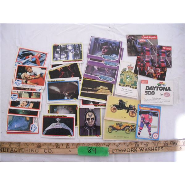 1978 supreme 1979 star trek + other trading cards