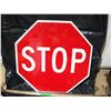 Image 1 : Unused aluminium reflection stop sign (23x 23)