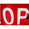 Image 4 : Unused aluminium reflection stop sign (23x 23)