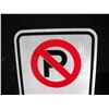 Image 2 : Unused no parking aluminium reflection sign (12x17)