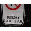 Image 3 : Unused no parking aluminium reflection sign (12x17)