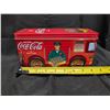 Image 2 : Coca-Cola 2014 Tin Money Bank w/ Coca-Cola Coasters  "100 Years Celebration"